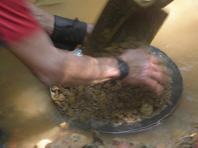 gold panning