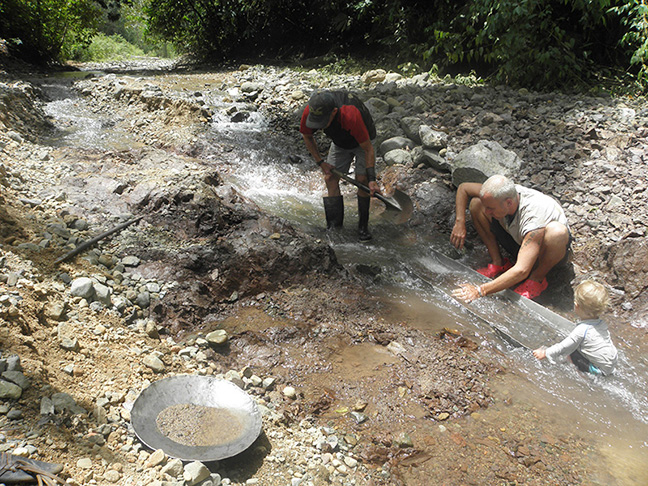 gold panning