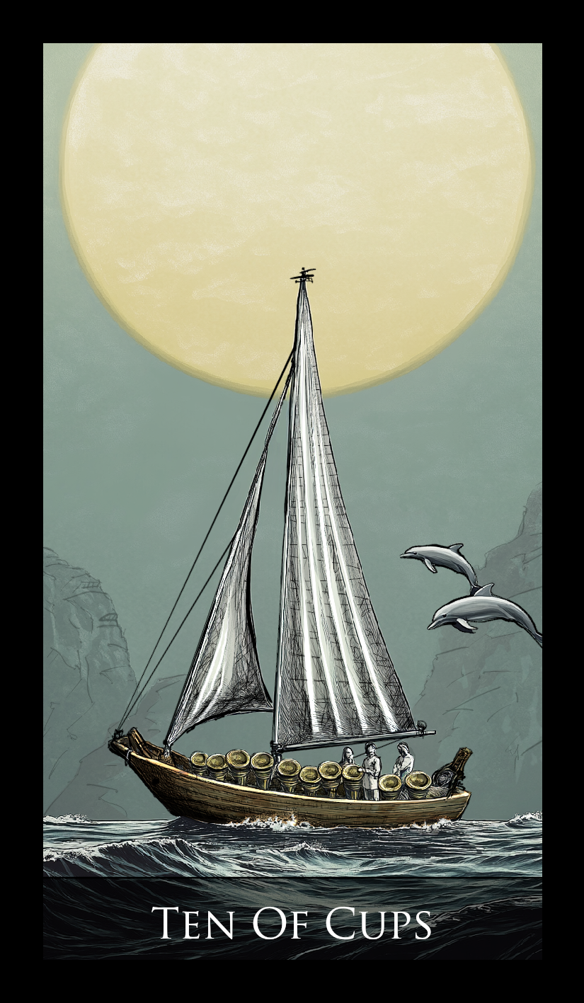 Ten of Cups tarot card