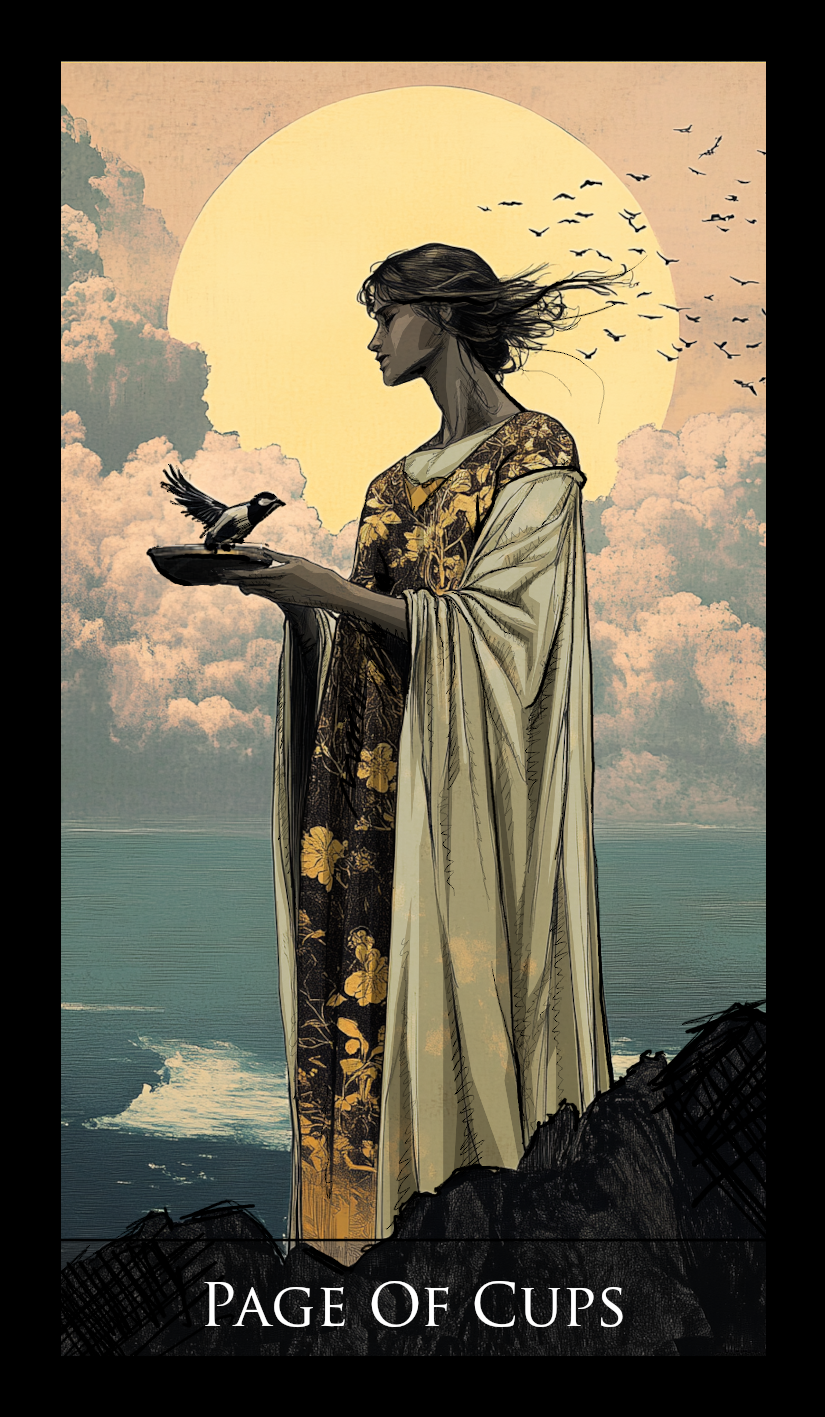 Page of Cups tarot card
