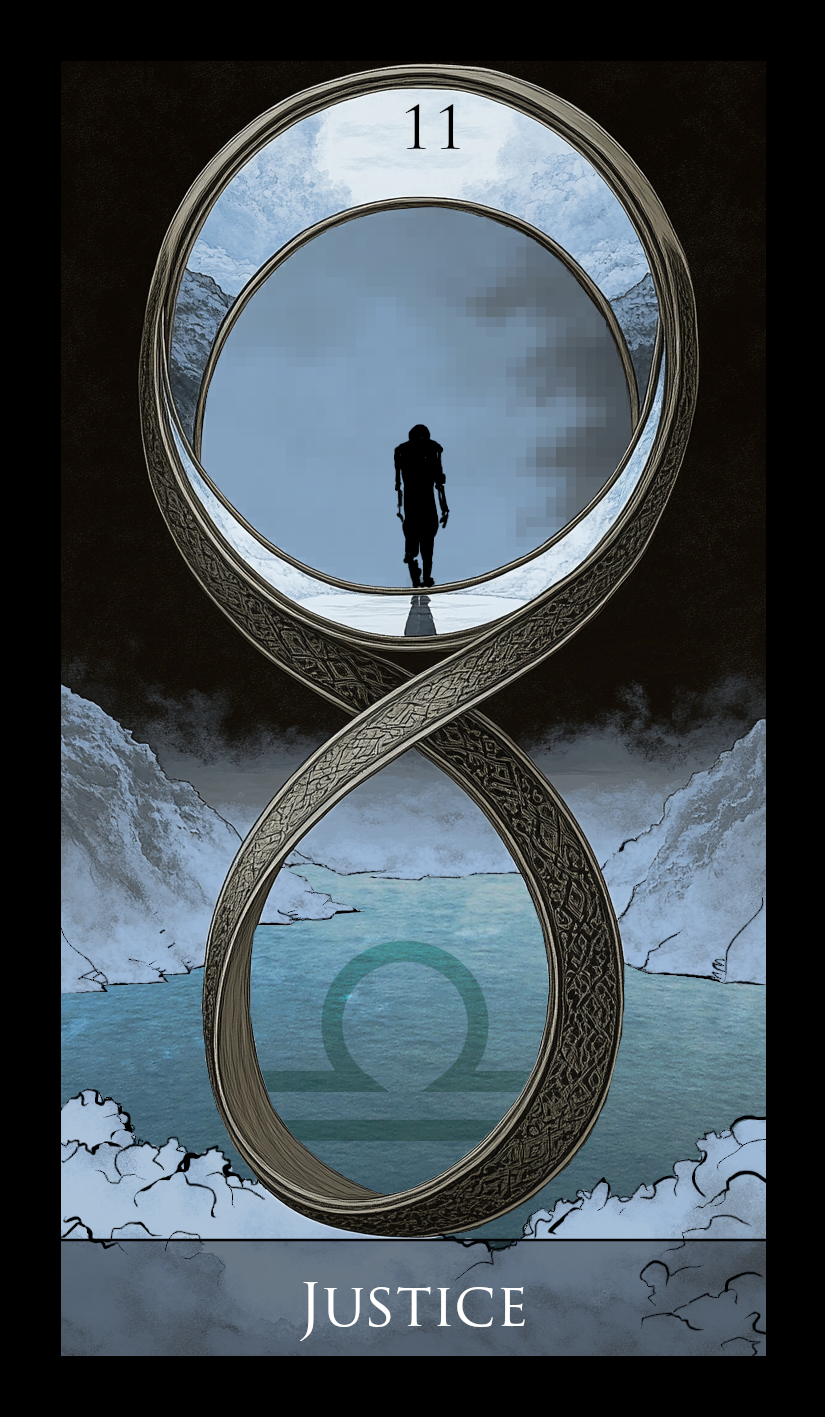 The Justice tarot card
