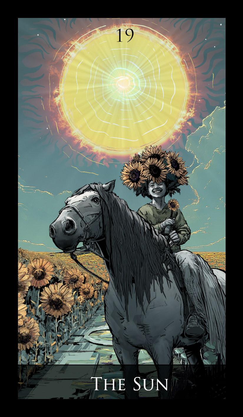 The Sun tarot card