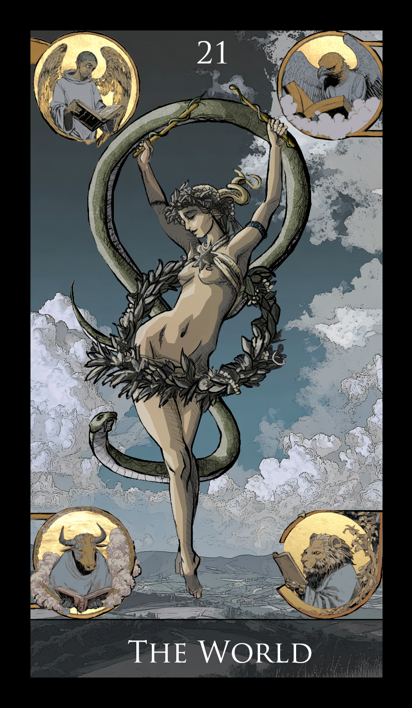 The World tarot card