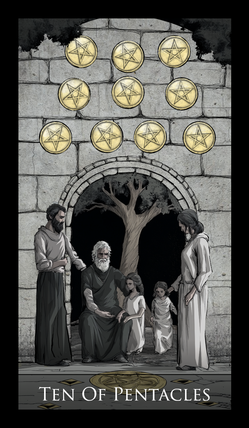 Ten of Pentacles tarot card