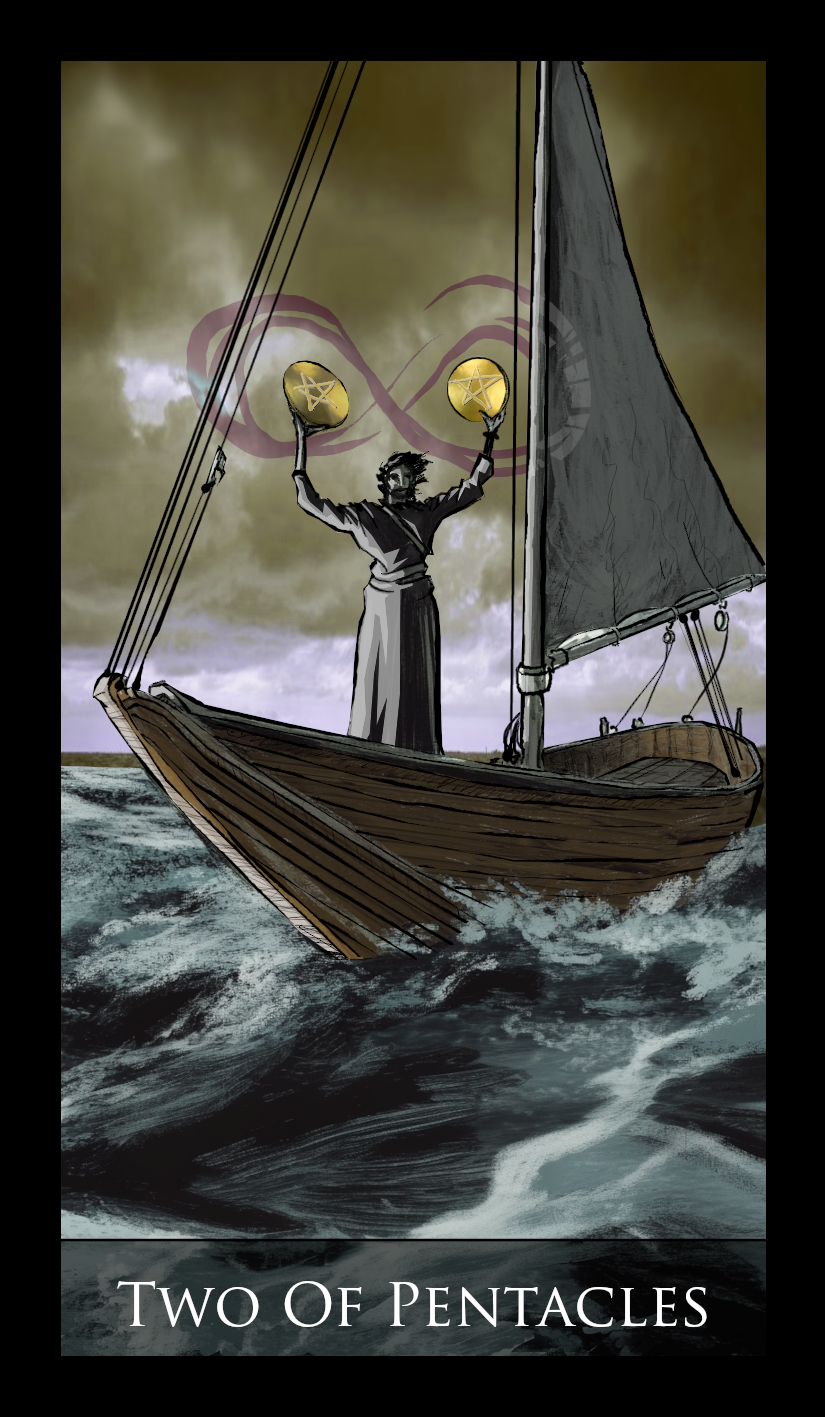 Two of Pentacles tarot card