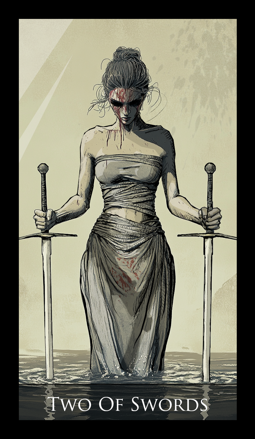 Two of Swords tarot card
