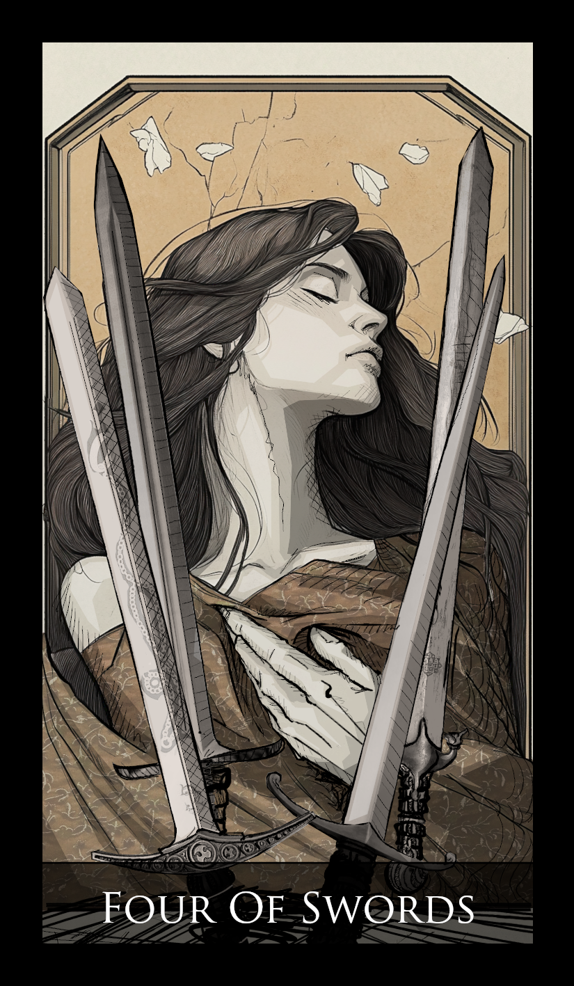 Four of Swords tarot card