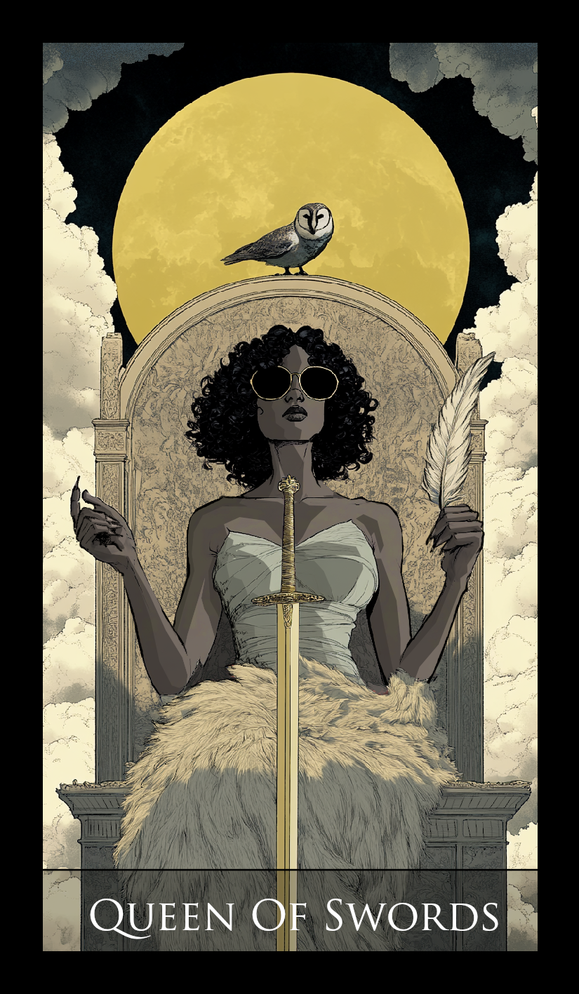 Queen of Swords tarot card